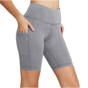 กางเกงขาสั้นออกกำลังกายเอวสูงสำหรับผู้หญิง Pro Comfort เนื้อผ้าสแปนเด็กซ์/โพลีเอสเตอร์ ระบายอากาศได้ดี กระชับพอดีตัว เหมาะสำหรับการออกกำลังกาย - Product Image 2