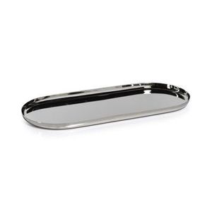 Elegant Round Stainless Steel Serving <b>Tray</b> For Tea Coffee <b>Snacks</b> Serving In Hotels Restaurants - Product Image 5