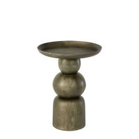 Table basse combinée extensible moderne avec plateau en marbre et base en métal martelé, finition laiton de haute qualité, pour la maison et les hôtels, décorative