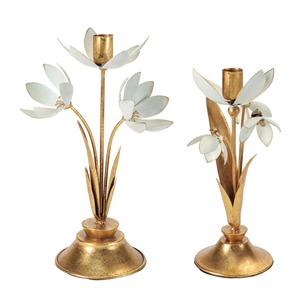 Porte-bougie cylindrique en métal, design corail argenté, résistant à la chaleur, décoration d'intérieur, lanterne - Product Image 2