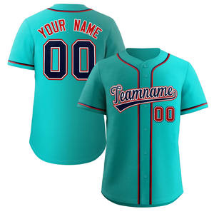 Camiseta de Béisbol Personalizable de Alta Calidad, Sublimada, Transpirable, con Impresión de Nombre y Número, Tallas Grandes - Product Image 3