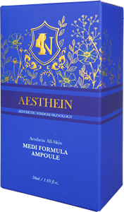 AESTHEIN Medi Formula Ampoule Serum 50ml PDRN Fullerene Extracto de Oro Niacinamida Péptido Calmante Blanqueador Cuidado de la Piel - Product Image 2