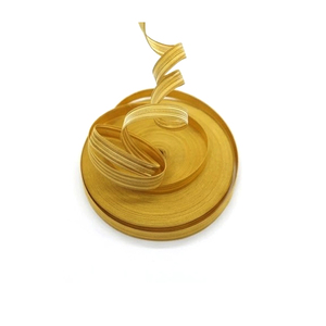 Cinta de Encaje Trenzada de 30 mm Personalizada, con Brillo Metálico, Duradera, Ecológica, para Uniformes Ceremoniales, Color Dorado - Product Image 1