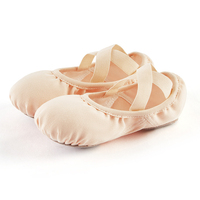 Zapatillas de Ballet para Niñas y Mujeres, Zapatillas de Punta con Tiras de Satén, Zapatos de Baile de Alta Calidad, Logotipo Personalizado, Unisex, de Cuero, Personalizables