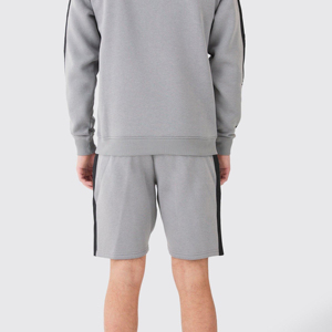 Conjunto de Sudadera con Capucha y Pantalones Cortos para Hombre, Estilo Liso, con Cierre de Cordón, Ropa Casual para Hombre - Product Image 4
