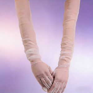 70CM extra Long Tulle Transparent Color Gloves Bridal <b>Wedding</b> Gloves Show Dress Gloves Clothing and <b>Accessories</b> Gloves - Product Image 6