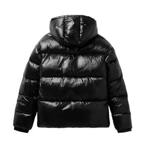 Veste d'hiver matelassée en duvet pour homme, sur mesure, en polyester, épaisse, chaude, coupe-vent, streetwear, décontractée, pour homme - Product Image 2