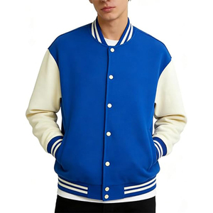 Custom Multi-color Baseball <b>Jacket</b> Wholesale Baseball Outfit / School Uniform <b>Jacket</b> Buttoned <b>Long</b>-sleeved <b>Jacket</b> - Product Image 3