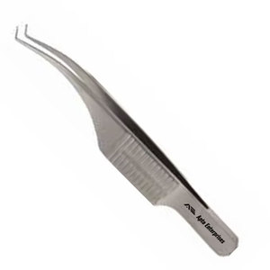 Pinzas de microsutura Barraquer Colibri, instrumento oftálmico de precisión, diseño sin plataforma, punta de 0.40 mm, 1x2 dientes, manual - Product Image 2