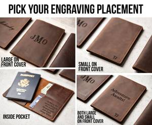 Premium Full Grain Leather <b>Passport</b> Holder Luxury Travel <b>Wallet</b> Genuine Leather <b>Passport</b> Case Wholesale Manufacturer LPH-0305 - Product Image 4