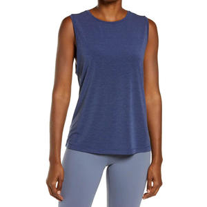 Débardeur décontracté d'été pour femme BRESCIA SPORTS, col en V, 100 % coton molletonné 180g, séchage rapide, respirant, anti-rétrécissement - Product Image 1