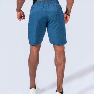 Shorts de sport décontractés pour hommes en gros, entrejambe de 5 pouces, personnalisables, en polyester et coton, respirants, imperméables, séchage rapide, avec cordon de serrage - Product Image 5