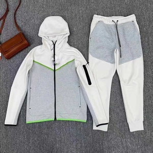 Conjunto Deportivo de Felpa Técnica Estilo Hip Hop 2025, Chándal con Capucha para Hombre, Pantalones de Algodón, Ropa Deportiva Casual para Hombre - Product Image 5