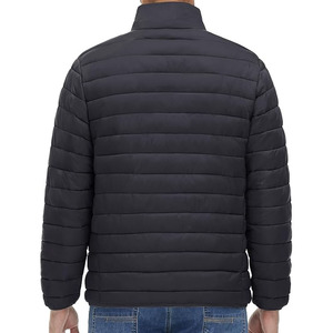 Chaqueta Acolchada Personalizada con Cuello Alto y Parches, con Logotipo OEM, Relleno de Algodón Grueso, Chaqueta de Invierno para Exteriores - Product Image 2
