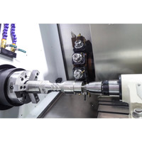 Tour de tournage et de fraisage CNC avec structure de tournage-fraisage à haute rigidité pour composants et arbres en acier inoxydable