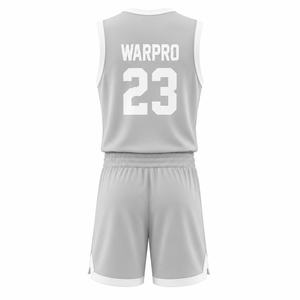 Conjunto de Camiseta y Pantalones Cortos de Baloncesto Unisex para Adultos WARPRO, Uniforme Deportivo Profesional, Ligero, Transpirable, Sin Mangas - Product Image 2