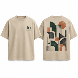 OEM Clothing Manufacturers 100% Cotton 240 GSM Heavyweight Printed Brand Designs Breathable Oversized Front T-Shirts - Product Image 3
