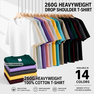 T-shirt décontracté pour homme en coton 100% 240 g/m², coupe classique, devant vierge, imprimé en sérigraphie, respirant, écologique, pour usage quotidien, OEM - Product Image 3