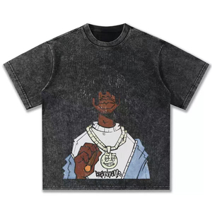 Camiseta Glory personalizada extragrande con estampado DTG, de hombros caídos, 100% algodón, para unisex. - Product Image 5