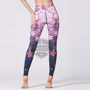 Leggings de Yoga de Cintura Alta Elástica para Mujer, Ecológicos, Transpirables, de Secado Rápido, en Spandex y Poliéster, Ropa Deportiva - Product Image 3