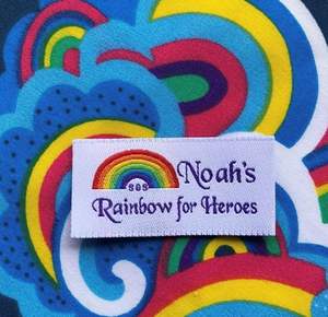 Etiqueta tejida para ropa con logotipo de marca personalizado, sin pedido mínimo, plegable en el extremo, cortada para plegar - Product Image 6