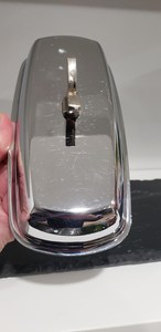 Plato para mantequilla plateado, Plato para mantequilla Mcm. Juego de 2 platos para mantequilla color plata - Product Image 3