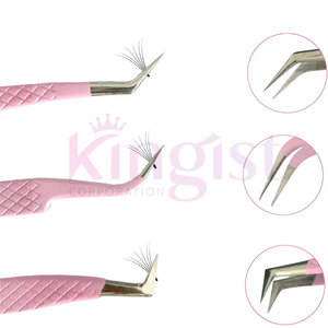 Juego de Pinzas para Cejas Profesionales KINGIST de Acero Inoxidable Antimagnéticas con Agarre Perfecto, Puntas Suaves, Antiestáticas, Duraderas y Precisas - Product Image 6
