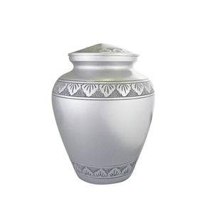 Urnas metálicas tranquilas para cenizas funerarias humanas con tapa roscada segura y acabado elegante - Product Image 5