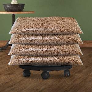 Ensemble de 3 chariots à plantes noirs 100% polypropylène, standard pour chariots à main et chariots - Product Image 5