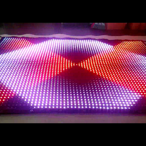 Nouvelle technologie pour rideau vidéo RGB 3 en 1 pleine couleur P5CM Vision Cloth Curtain, support DMX, éclairage vidéo mural pour scène, tissu LED pour DJ - Product Image 5
