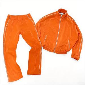 Vêtements pour hommes de haute qualité personnalisés, survêtement en velours de luxe pour hommes, pantalon de jogging, survêtement en velours à fermeture éclair en 2 pièces pour hommes - Product Image 1