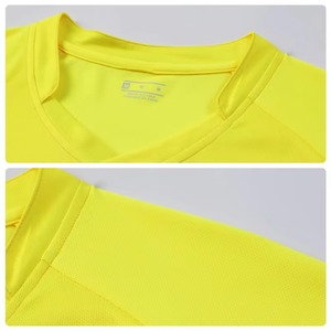 Conjunto Deportivo Personalizado al por Mayor, Camiseta de Fútbol de Cuello Alto de Calidad, Traje Deportivo de Manga Corta para Hombre, Secado Rápido - Product Image 4