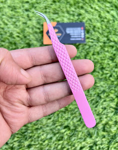 แหนบดึงขนตาปลายแหลม สแตนเลสสตีล ป้องกันไฟฟ้าสถิตย์ ความยาว 10 มม. แบบตรง สำหรับต่อขนตาแบบวอลลุ่ม  รับผลิตแบรนด์ส่วนตัว พร้อมสกรีนโลโก้ - Product Image 2