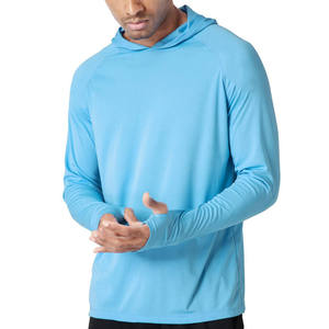 Sudaderas de Pesca Personalizadas al por Mayor, Ropa de Pesca de Alto Rendimiento, 90% Poliéster, 10% Elastano, Camiseta de Pesca de Secado Rápido con Capucha - Product Image 1