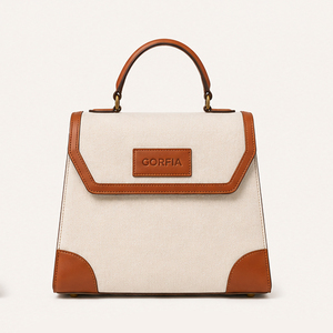 Bolso de Mano Original para Mujer, Marca Privada Gorfia, Bolso Tote de Cuero PU, Correa de Hombro Ajustable, Diseño con Compartimentos - Product Image 5