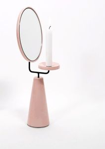 Miroir de maquillage haut de gamme, accessoire de décoration intérieure, miroir de vanité tendance, miroir au design élégant, miroir décoratif, miroir de maquillage élégant - Product Image 4