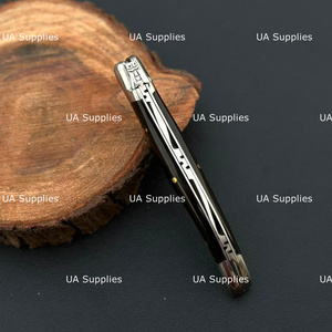 Premium UA Supplies Laguiole Style Damascus Steel Folding Pocket Knife Handmade Traditional French Bull Horn Handle Hunting - Product Image 6