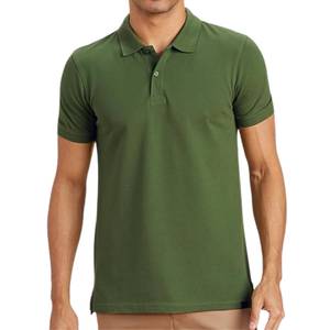 Men's Gray Short Sleeve Polo <b>Shirt</b> With Contrast <b>Collar</b> And Cuff Regular Fit Casual Knitted Cotton <b>T</b>-<b>Shirt</b> - Product Image 5