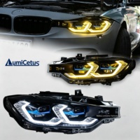 Phares à LED projecteurs Plug & Play pour Série 3 F30/F35 (2012-2019) avec 10000 Lumens et température de couleur 6000K