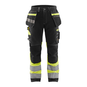 Pantalon de travail de sécurité à bandes réfléchissantes de qualité supérieure, respirant et confortable, pour les travailleurs du bâtiment - Product Image 1