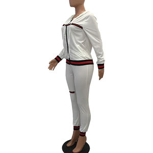 Women Tracksuit Solid Plain Color Breathable Track <b>Suits</b> Ladies Outdoor Women Tracksuit 100% Cotton Sweat <b>Suit</b> Ladies - Product Image 5