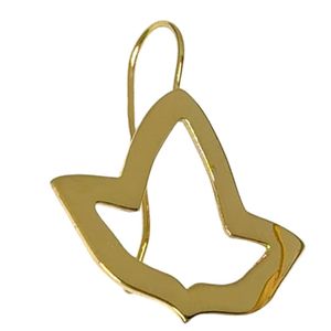 Pendientes de Hoja de Hiedra Abierta Medianos en Oro Amarillo Vermeil de 14K para Mujer, Joyería Botánica Elegante, Accesorios de Moda Minimalistas - Product Image 6