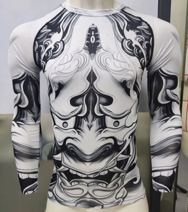T-shirt de boxe à manches longues pour homme, imprimé en 3D sur mesure, doux, sublimé, pour la gym et le fitness, équipement durable et confortable à tout moment - Product Image 5