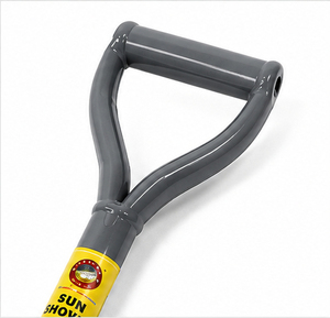 <b>SUN</b> Heavy Duty Square Mouth Steel Shovel with D Grip Handle for Construction Agriculture and Gardening - Product Image 3