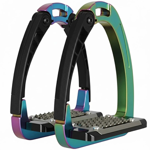 Étriers d'équitation en acier inoxydable confortables, flexibles, sûrs et antidérapants pour la protection de la cheville - Product Image 6