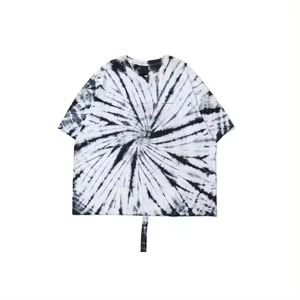 เสื้อยืดโอเวอร์ไซส์สั่งทำพิเศษ ผ้าฝ้าย 100% ลายมัดย้อม ออกแบบ OEM พิมพ์ลายทั่วตัว แขนสั้น คอกลม เสื้อยืดผู้ชายลายมัดย้อม - Product Image 2