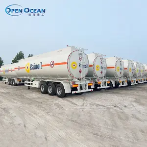 3 trục 40000l 42000l 45000 50000 lít dầu diesel Xăng nhiên liệu tàu chở dầu xe tải Trailer bán
