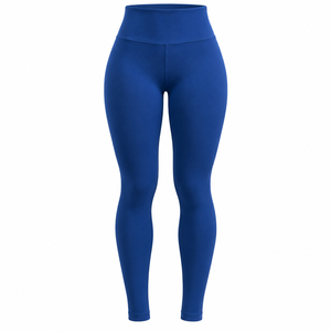 Leggings de Yoga Personalizados para Mujer, Cintura Alta, Largos, de Secado Rápido, Elásticos, Azules, para Fitness, Gimnasio, Entrenamiento, Ropa Deportiva - Product Image 1