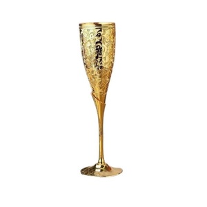 Cáliz de Vino de Latón Hecho a Mano – Artesanía Artística, Diseño Antiguo Vintage – Copas Elegantes para Bodas - Product Image 6