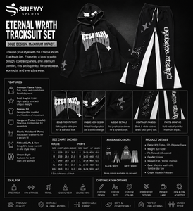 Chándal Deportivo Personalizado para Hombre, con Estampado de Serigrafía, 100% Algodón, con Cierre Completo en la Parte Superior - Product Image 6